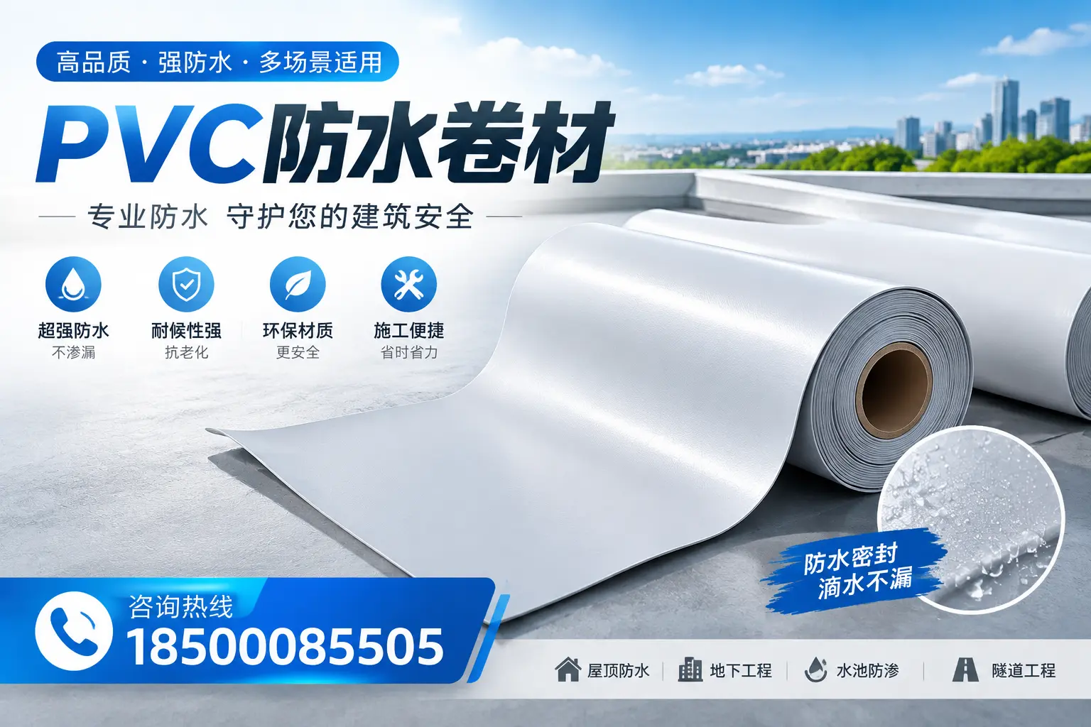 PVC防水卷材的市场竞争分析，漯河品牌选择参考
